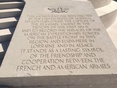 Montsec American Monument Marker image. Click for full size.