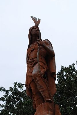 Sequoyah statue image. Click for full size.