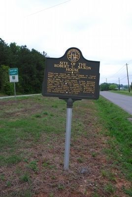 Site of the Robert C. Saxon House Marker image. Click for full size.
