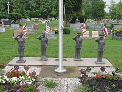 Milford Center Veterans Memorial Marker image. Click for full size.