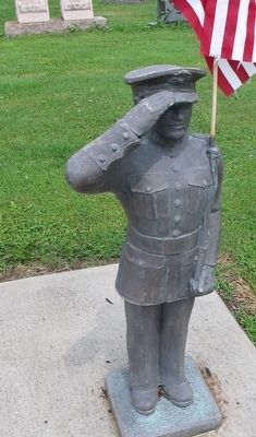Milford Center Veterans Memorial Marker. Click for full size. Milford Center Veterans Memorial Marker image. Click for full size.