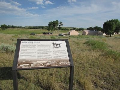 The Cavalry Stables Marker image. Click for full size.