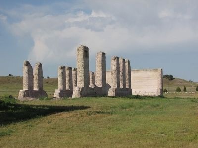 Remains of the Noncommissioned Officers’ Quarters at Fort Laramie. Click for full size. Remains of the Noncommissioned Officers’ Quarters at Fort Laramie image. Click for full size.