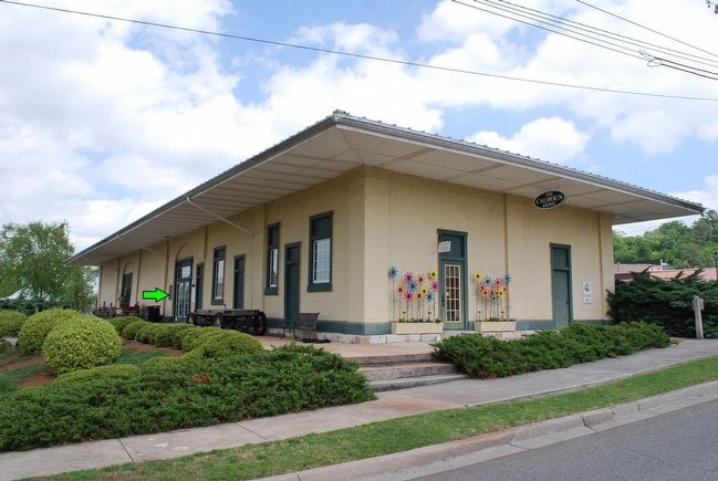 The Calhoun Depot Marker. Click for full size. The Calhoun Depot Marker image. Click for full size.