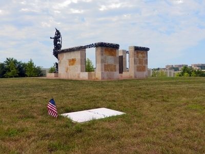 Former USCT Burial Ground Marker image. Click for full size.