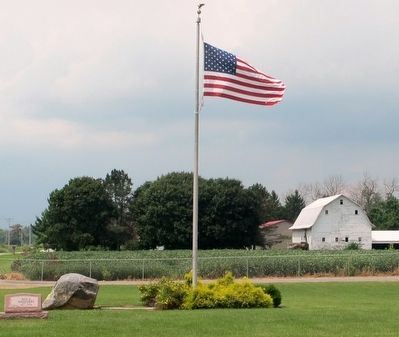 Darby Township Veterans Memorial Marker image. Click for full size.