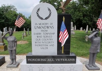 Darby Township Veterans Memorial Marker image. Click for full size.