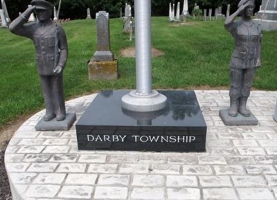 Darby Township Veterans Memorial Marker image. Click for full size.