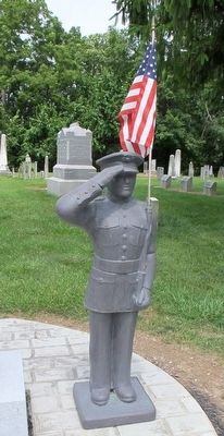 Darby Township Veterans Memorial Marker image. Click for full size.