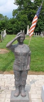 Darby Township Veterans Memorial Marker image. Click for full size.