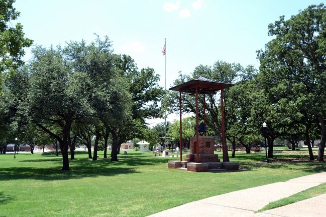 The Hardin-Simmons Bell East of Reflection Pond image. Click for full size.