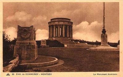 <i>Env. de Commercy - Montsec     Monument Americain</i> image. Click for full size.