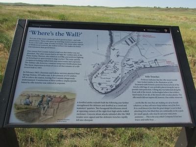 ‘Where’s the Wall?’ Marker. Click for full size. ‘Where’s the Wall?’ Marker image. Click for full size.