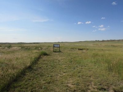 Marker at Fort Laramie. Click for full size. Marker at Fort Laramie image. Click for full size.