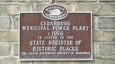 State Register of Historic Places Plaque image. Click for full size.