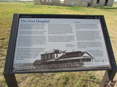 The Post Hospital Marker image. Click for full size.