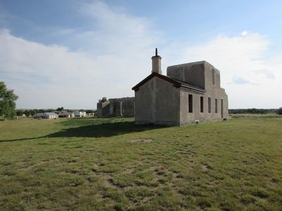 Remains of the Post Hospital at Fort Laramie. Click for full size. Remains of the Post Hospital at Fort Laramie image. Click for full size.