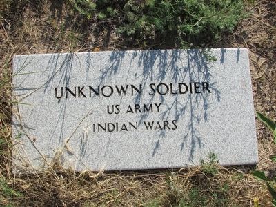 Grave Marker in the Post Hospital Cemetery image. Click for full size.