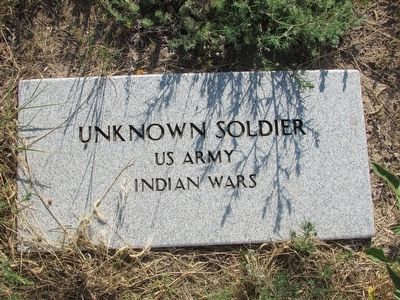 Grave Marker in the Post Hospital Cemetery. Click for full size. Grave Marker in the Post Hospital Cemetery image. Click for full size.