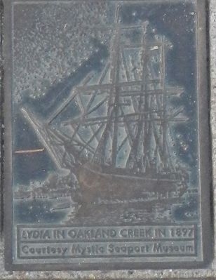 Ghost Ship - <i>Lydia</i> Marker detail image. Click for full size.
