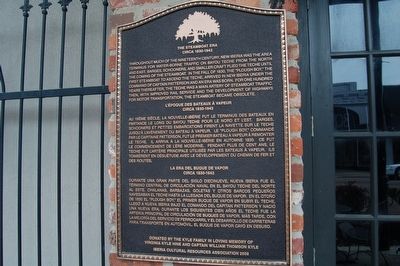 The Steamboat Era Marker. Click for full size. The Steamboat Era Marker image. Click for full size.