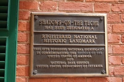 Shadows-On-The-Teche Marker image. Click for full size.
