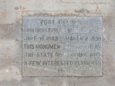 Fort Laramie Marker. Click for full size. Fort Laramie Marker image. Click for full size.