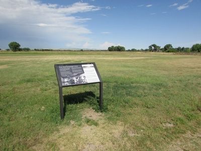 Post Quartermaster�s Area Marker image. Click for full size.