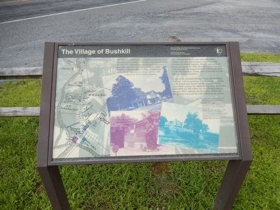Village of Bushkill Marker. Click for full size. Village of Bushkill Marker image. Click for full size.