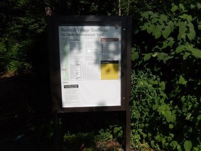 Village of Bushkill Trailhead-McDade Recreational Trail image. Click for full size.