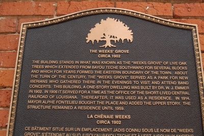 Weeks Grove Marker image. Click for full size.