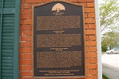 Weeks Grove Marker image. Click for full size.