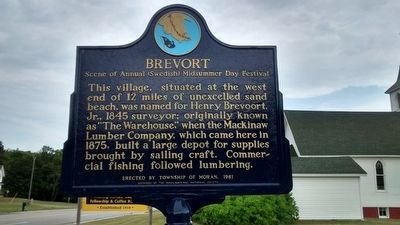 Brevort Marker image. Click for full size.