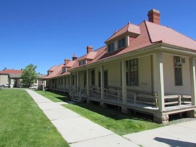 Cavalry Barracks at Fort Yellowstone image. Click for full size.