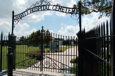 Charity Hospital Cemetery. Click for full size. Charity Hospital Cemetery image. Click for full size.