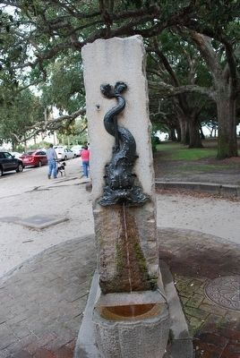 Brass design on the side of the memorial. Click for full size. Brass design on the side of the memorial image. Click for full size.