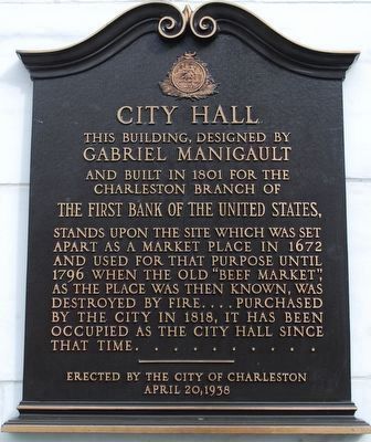 City Hall Marker. Click for full size. City Hall Marker image. Click for full size.
