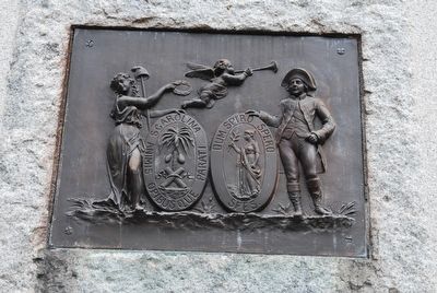 Washington Light Infantry Monument Marker. Click for full size. Washington Light Infantry Monument Marker image. Click for full size.