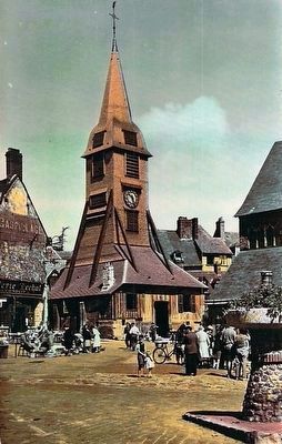 Honfleur - L' Eglise Saint-Catherine, Le Clocher image. Click for full size.