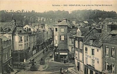 <i>Honfleur, Vue prise de L'eglise Saint-L�onard</i> image. Click for full size.