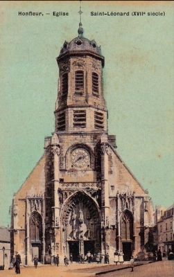 <i>Honfleur, - Eglise Saint-L�onard (XVIIe si�cle )</i> image. Click for full size.