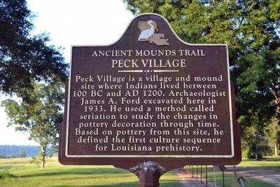 Peck Village Marker image. Click for full size.