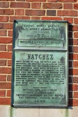 Natchez Marker image. Click for full size.