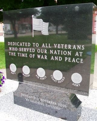 Company "F" Memorial Park Veterans Memorial Marker (front) image. Click for full size.