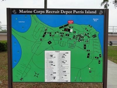 Map of Parris Island image. Click for full size.
