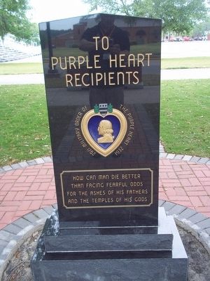 To Purple Heart Recipients Marker. Click for full size. To Purple Heart Recipients Marker image. Click for full size.