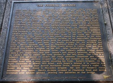 The Federal Advance Marker image. Click for full size.