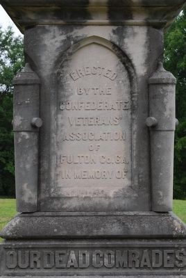 Confederate Memorial Script. Click for full size. Confederate Memorial Script image. Click for full size.