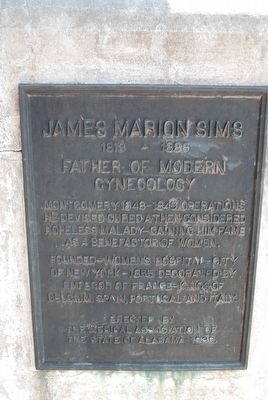 James Marion Sims Marker image. Click for full size.