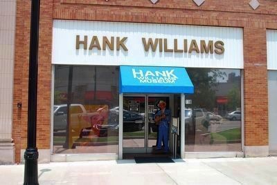 Hank Williams Alabama Troubadour Marker image. Click for full size.